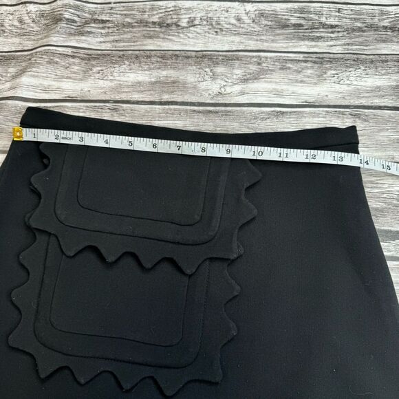 Victoria Beckham for Target Women's Black Apron Pocket Mini Skirt XS Extra Small - Picture 12 of 13